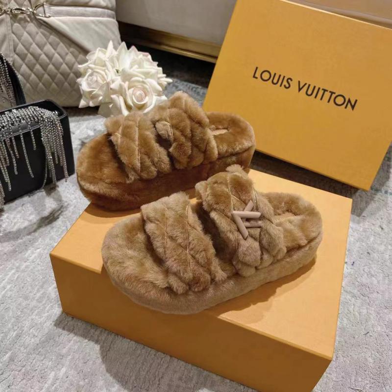 Louis Vuitton Wool Slippers SLS82603