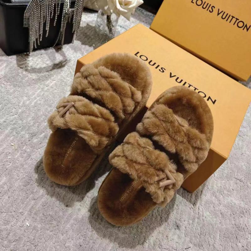 Louis Vuitton Wool Slippers SLS82603