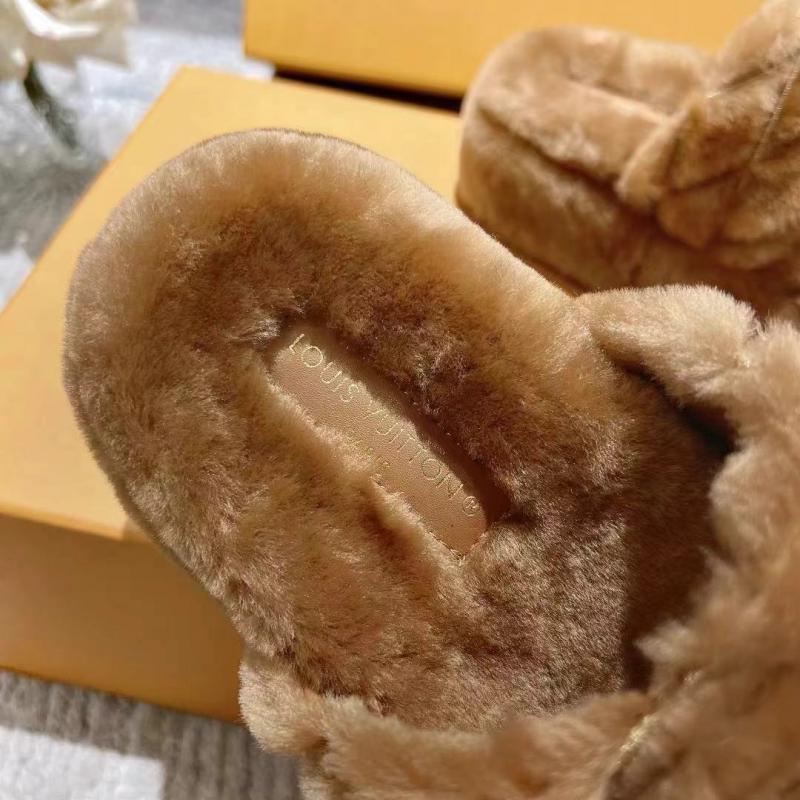 Louis Vuitton Wool Slippers SLS82603