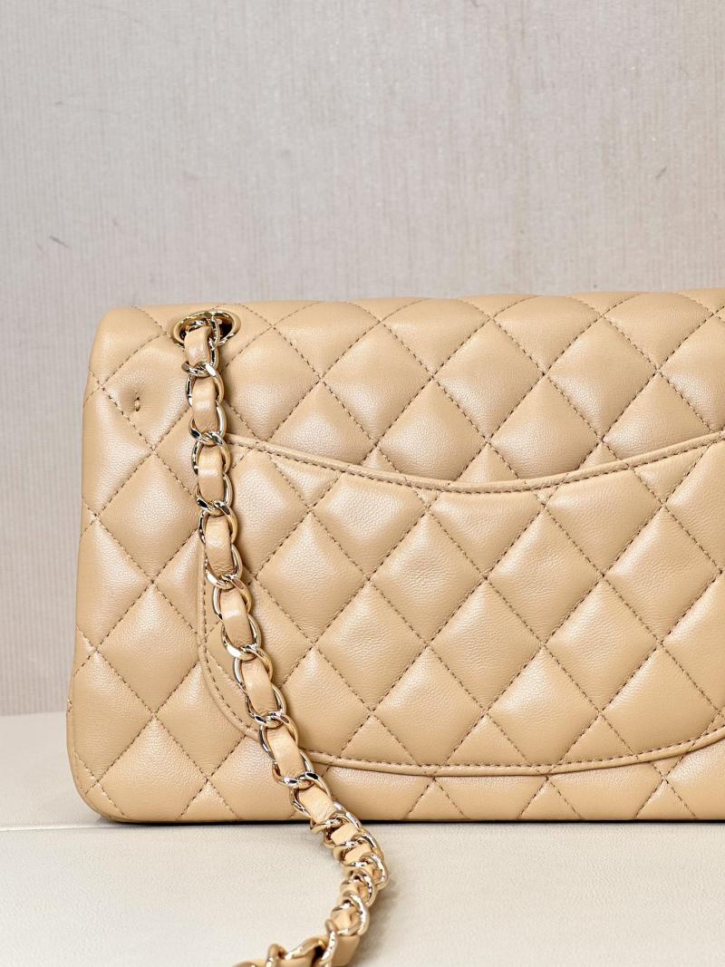 Small Chanel Lambskin Flap Bag A01117 Beige