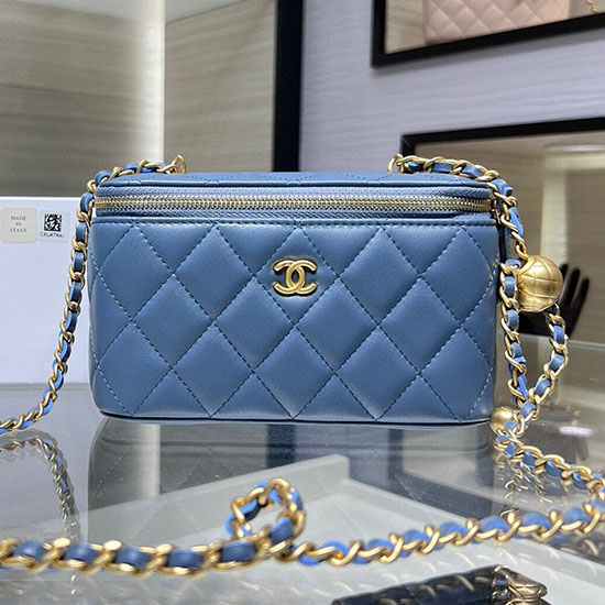 Chanel Clutch With Chain AP2303 Blue