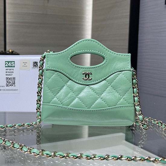 Chanel Clutch With Chain AP3875 Green