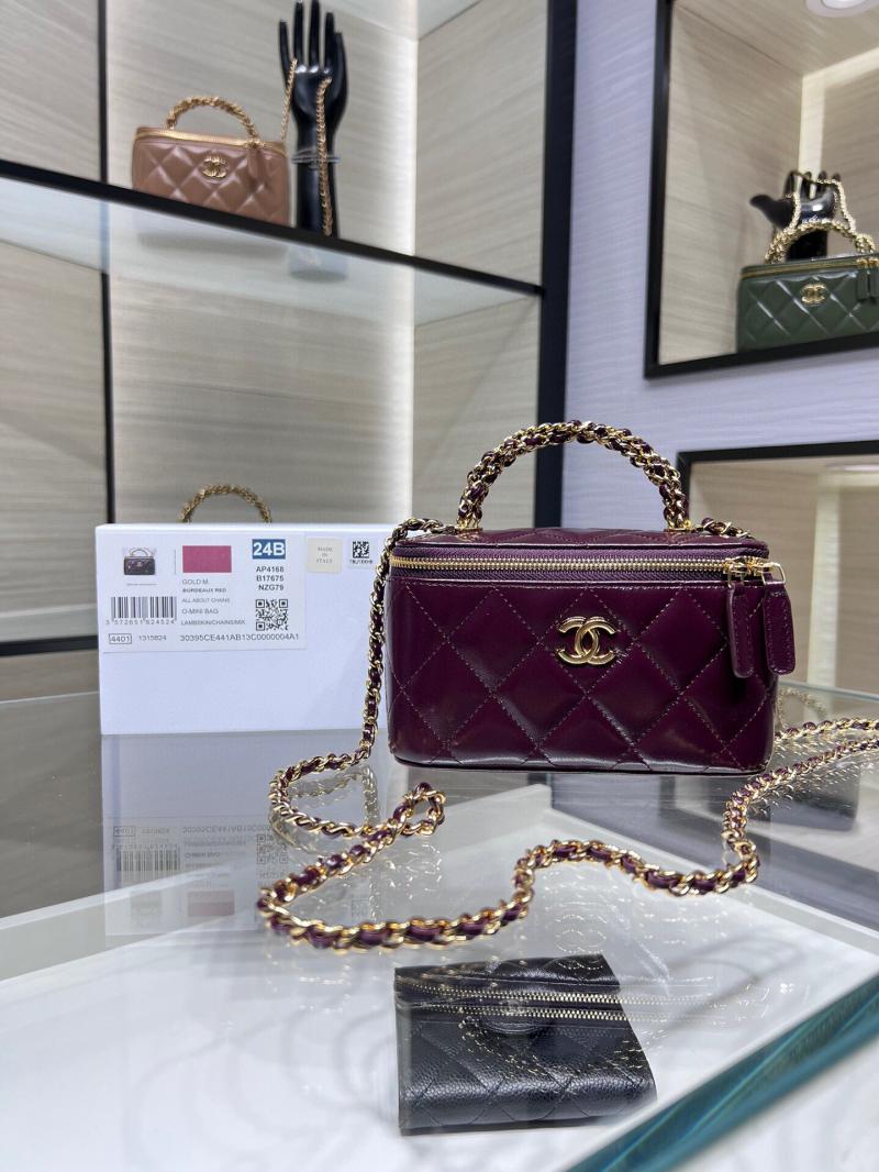 Chanel Clutch With Chain AP4168 Burgundy