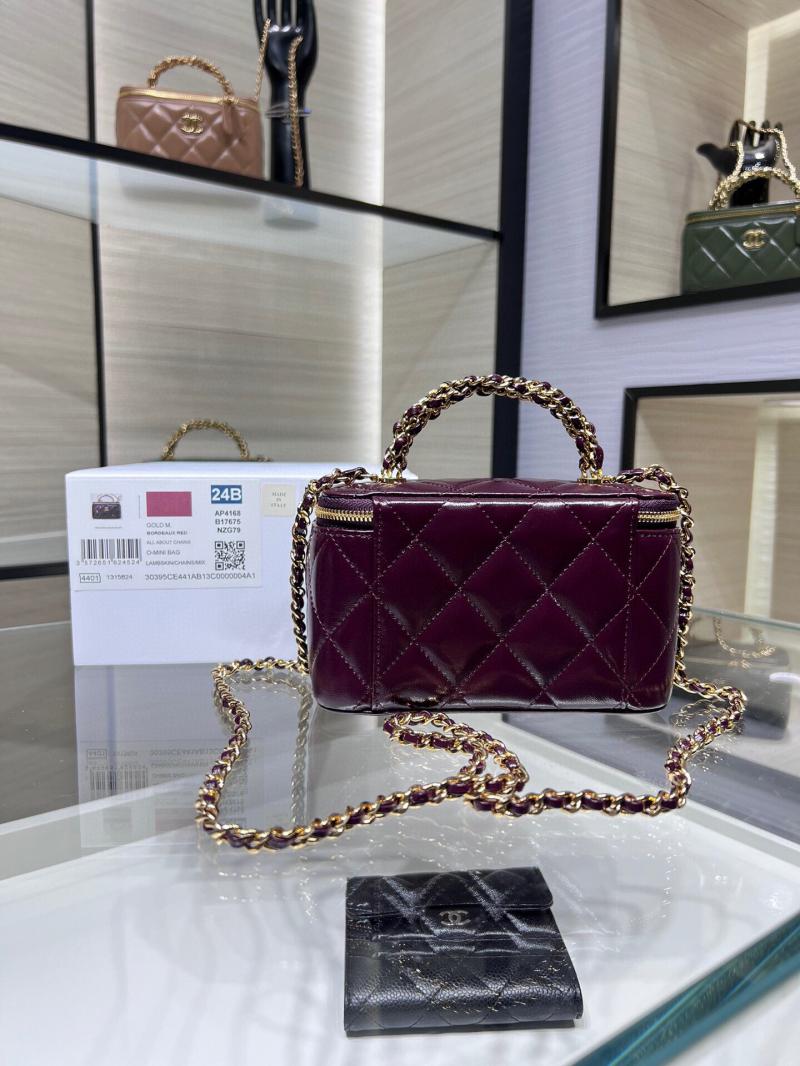 Chanel Clutch With Chain AP4168 Burgundy