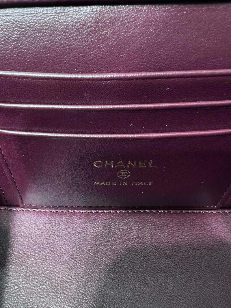 Chanel Clutch With Chain AP4168 Burgundy