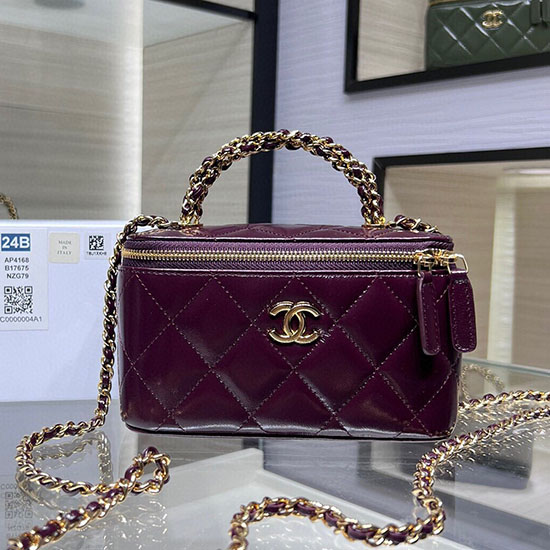 Chanel Clutch With Chain AP4168 Burgundy