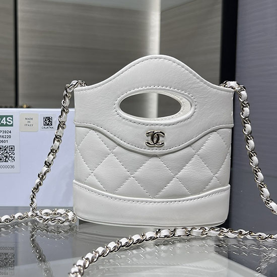 Chanel Clutch with Chain AP3924 White