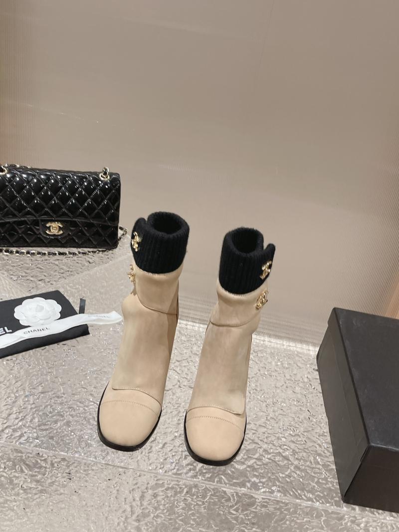 Chanel Leather Boots SCB90501