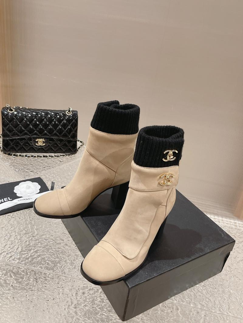 Chanel Leather Boots SCB90501