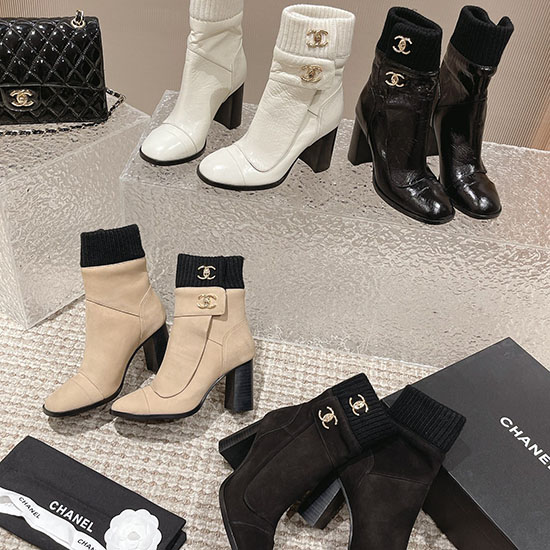 Chanel Leather Boots SCB90501