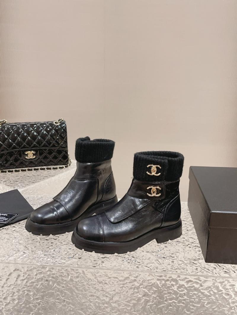 Chanel Leather Boots SCB90502