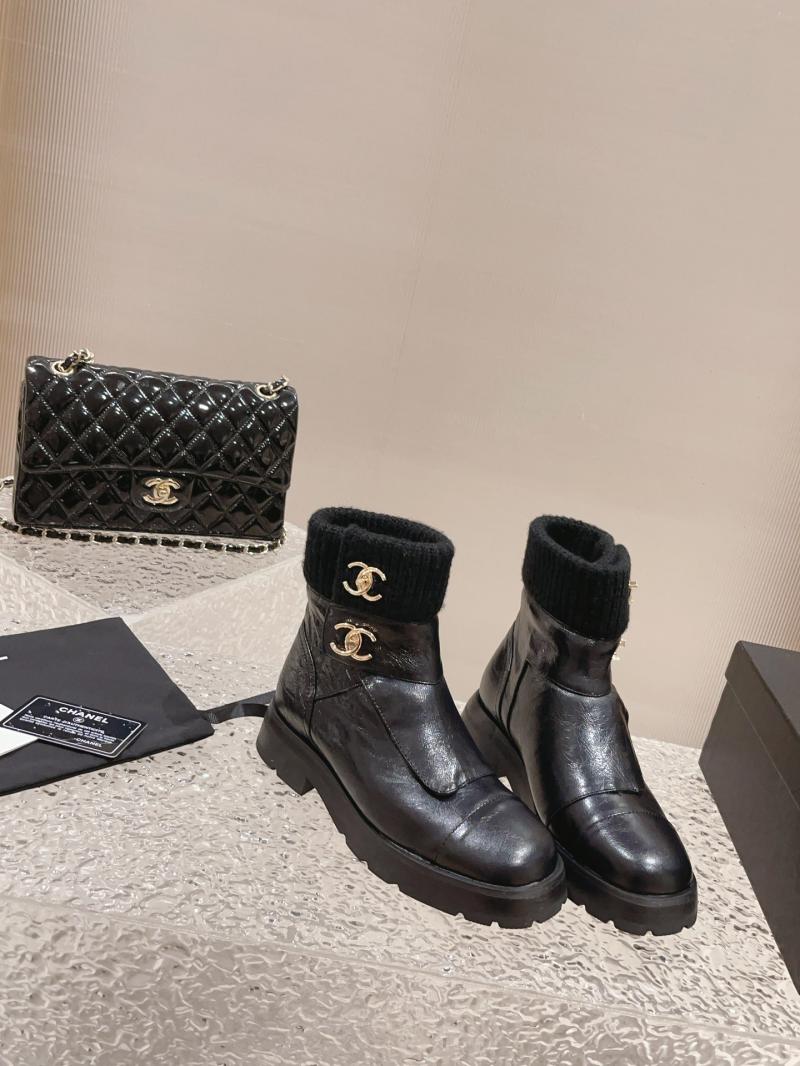 Chanel Leather Boots SCB90502