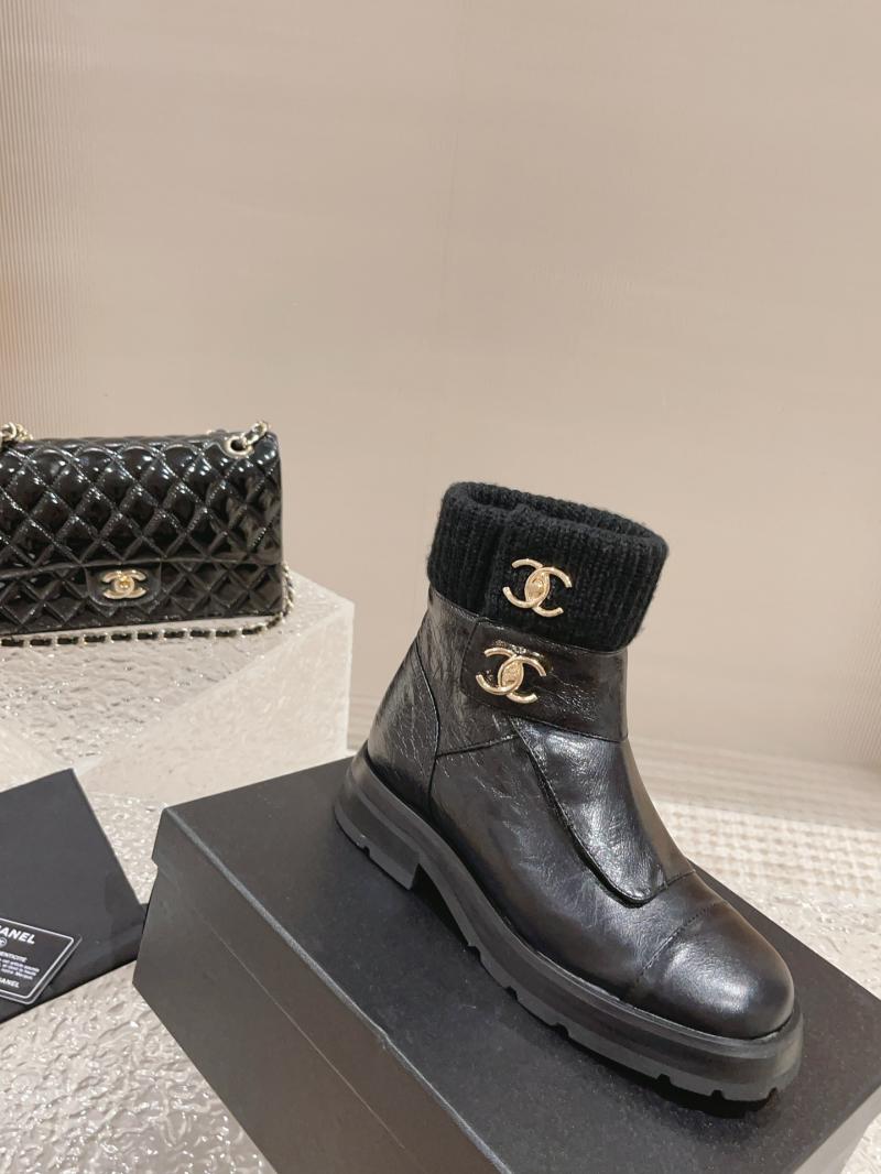 Chanel Leather Boots SCB90502