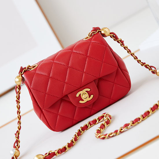 Chanel Mini Flap Bag AS4946 Red