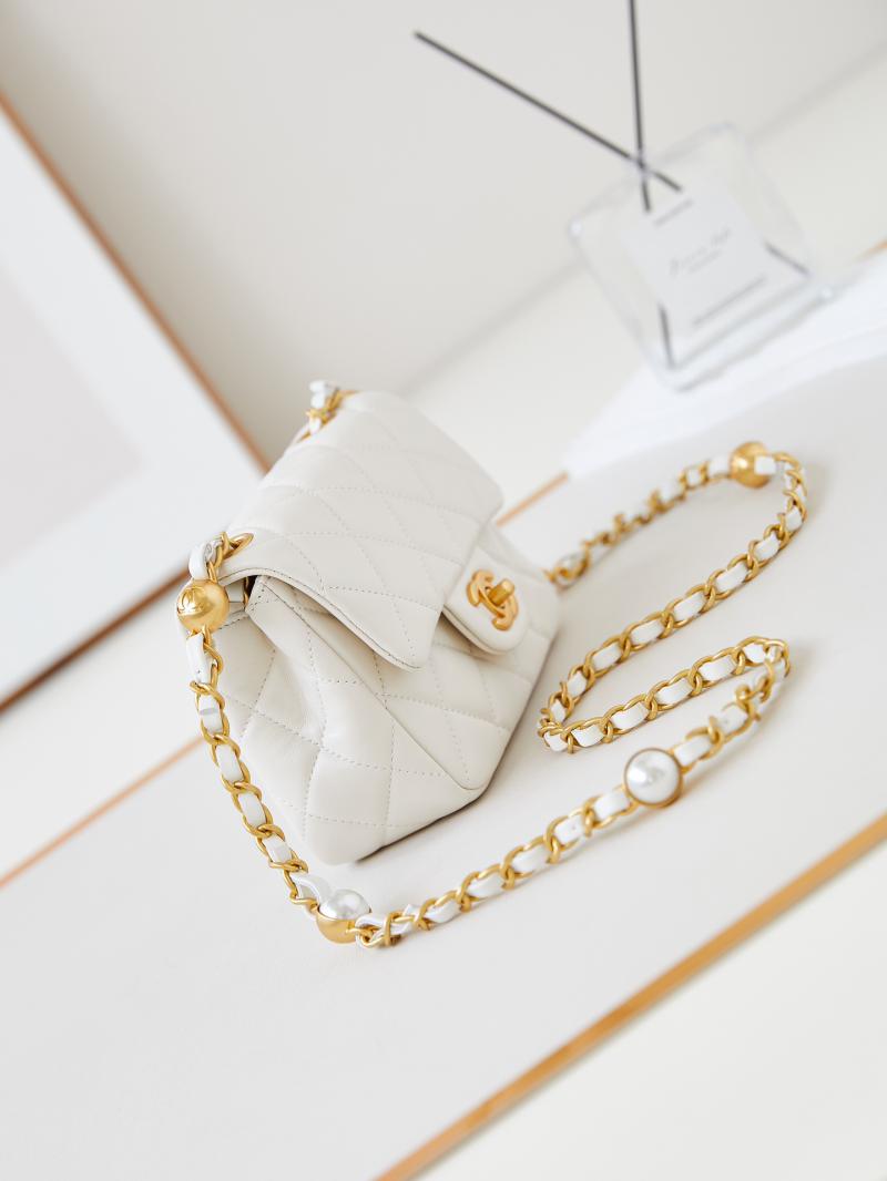 Chanel Mini Flap Bag AS4946 White