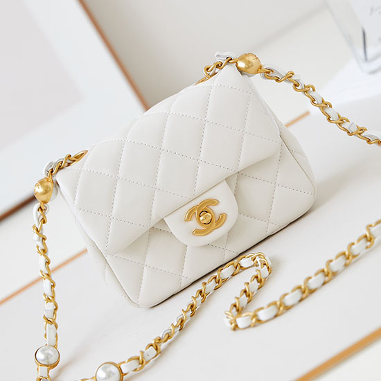 Chanel Mini Flap Bag AS4946 White