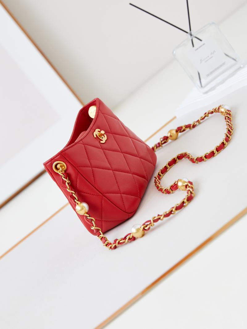 Chanel Mini Shoulder Bag AS4948 Red