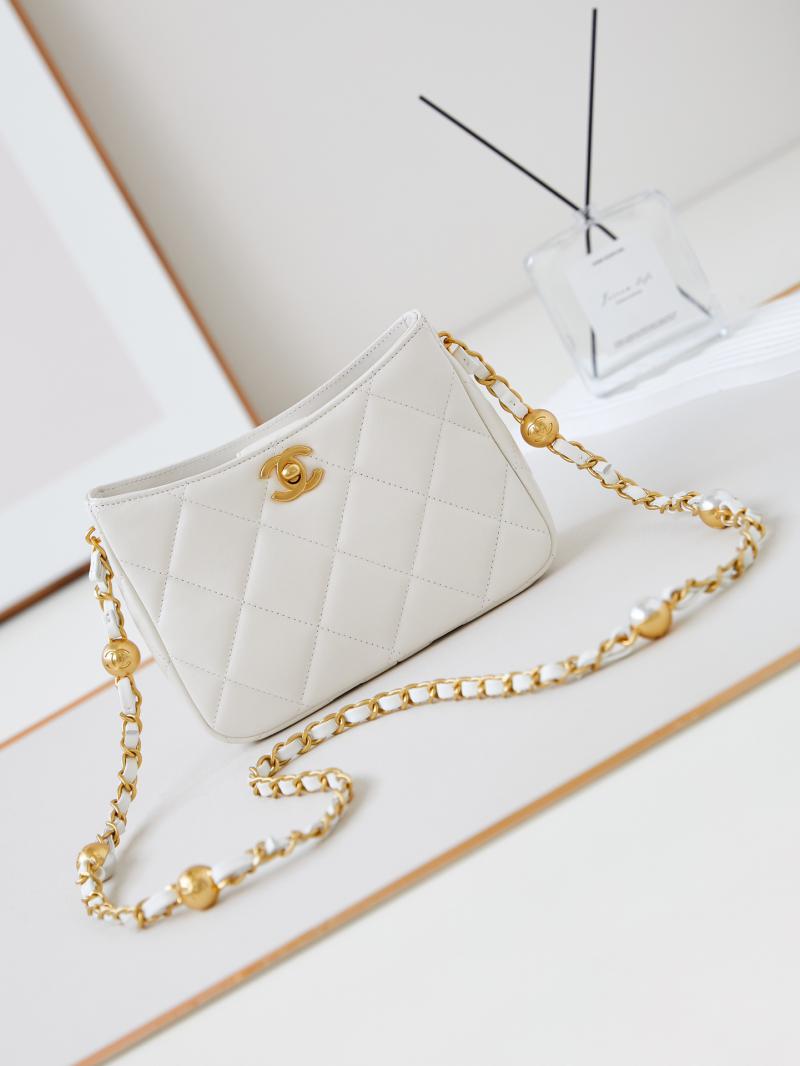 Chanel Mini Shoulder Bag AS4948 White