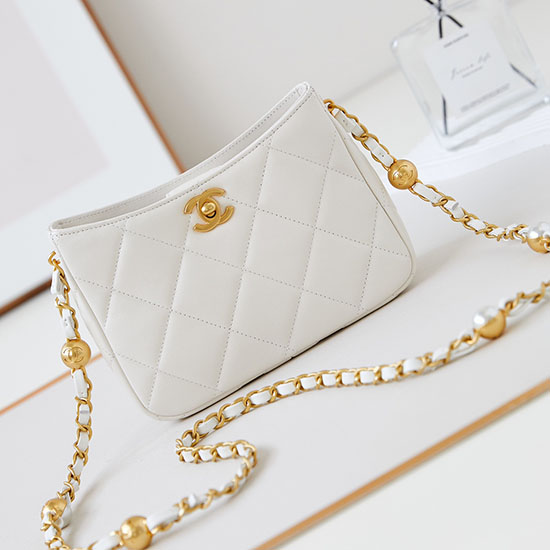 Chanel Mini Shoulder Bag AS4948 White