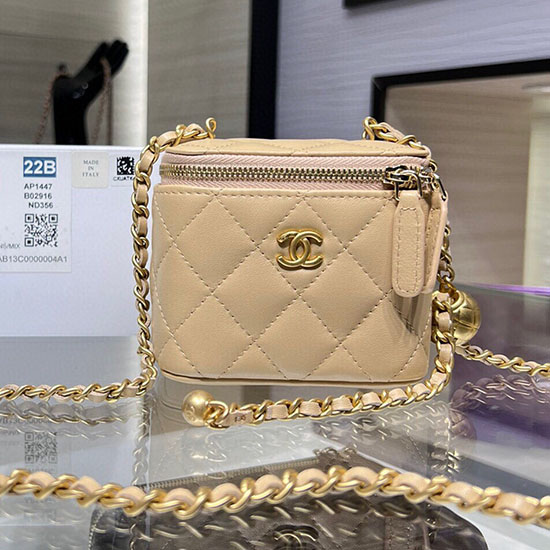 Chanel Mini Vanity Case AP1147 Beige