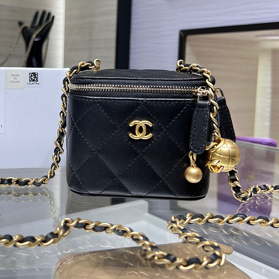 Chanel Mini Vanity Case AP1147 Black