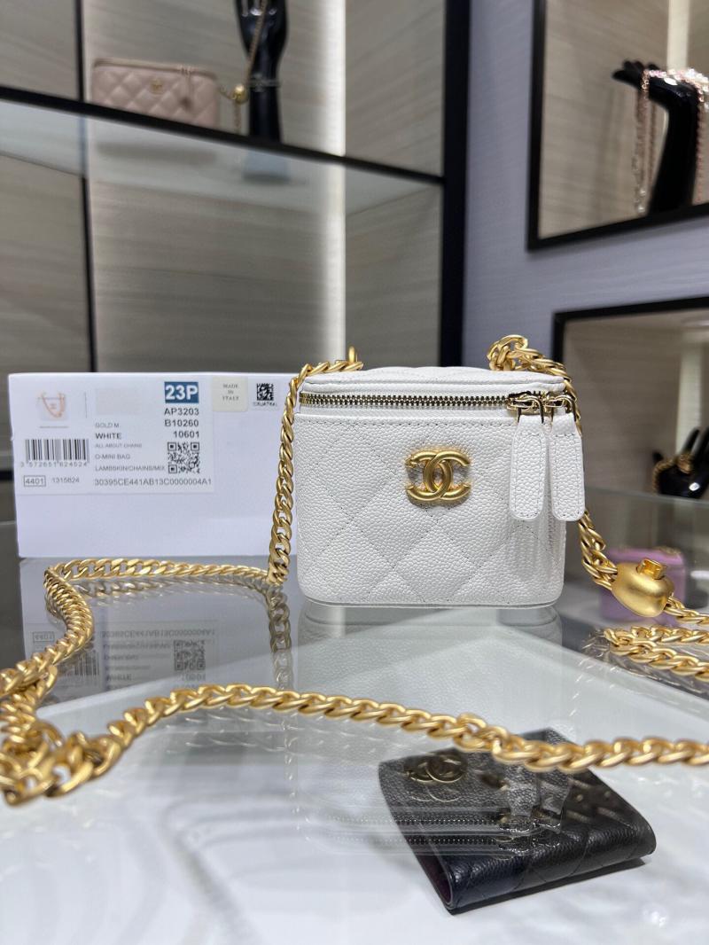 Chanel Mini Vanity Case AP3203 White