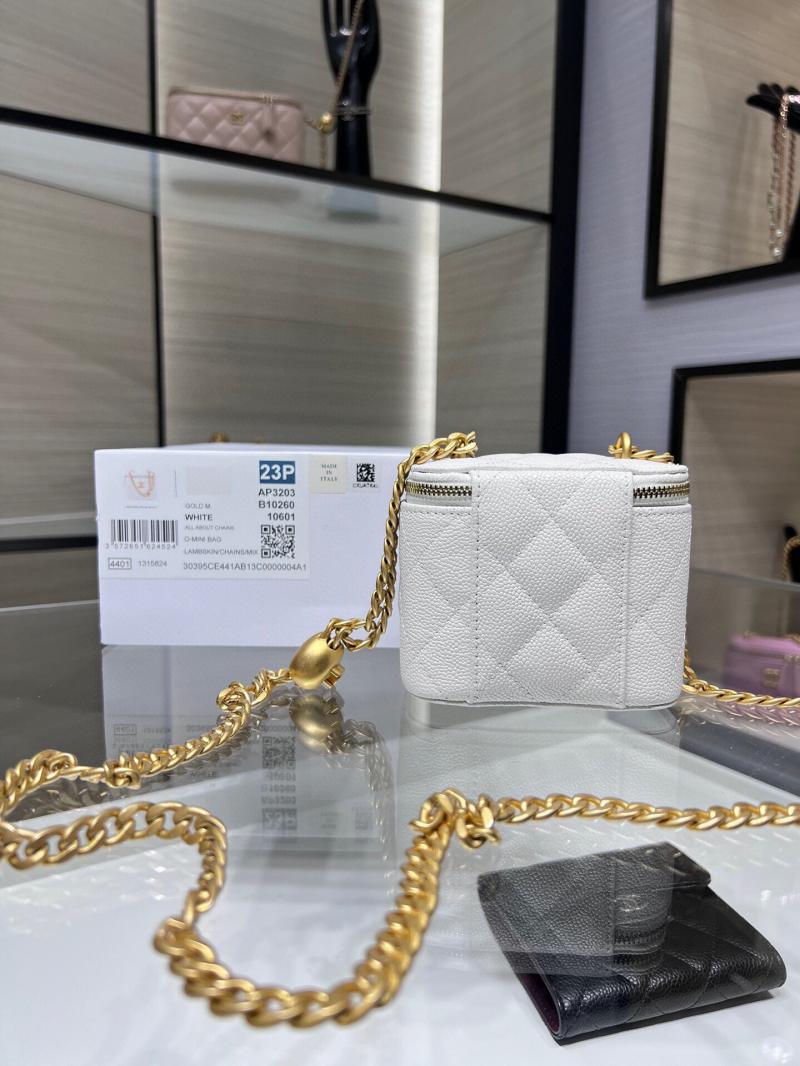 Chanel Mini Vanity Case AP3203 White