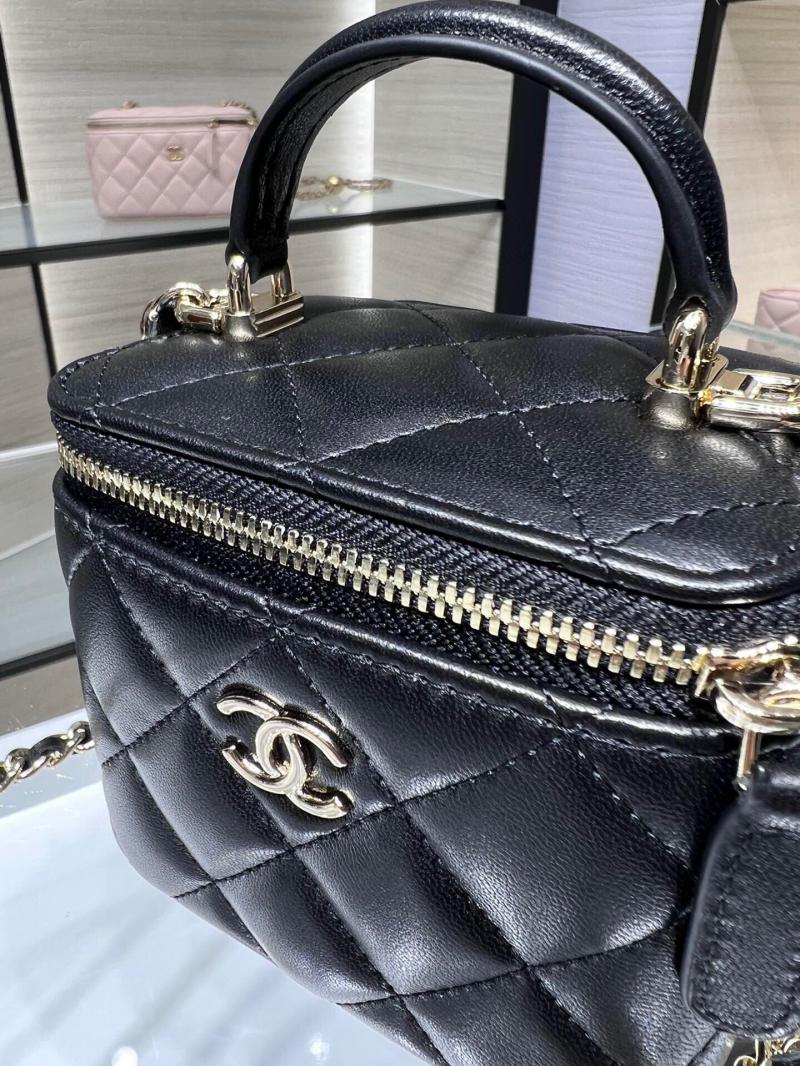 Chanel Mini Vanity With Chain AP2198 Black