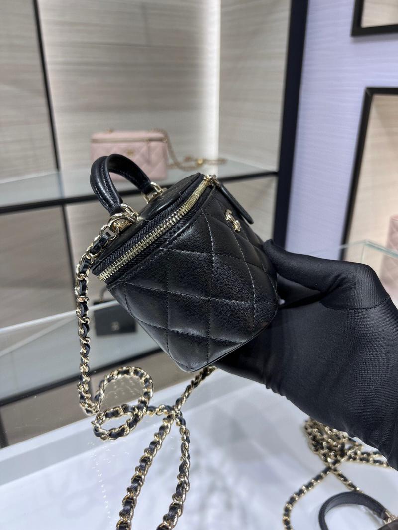 Chanel Mini Vanity With Chain AP2198 Black