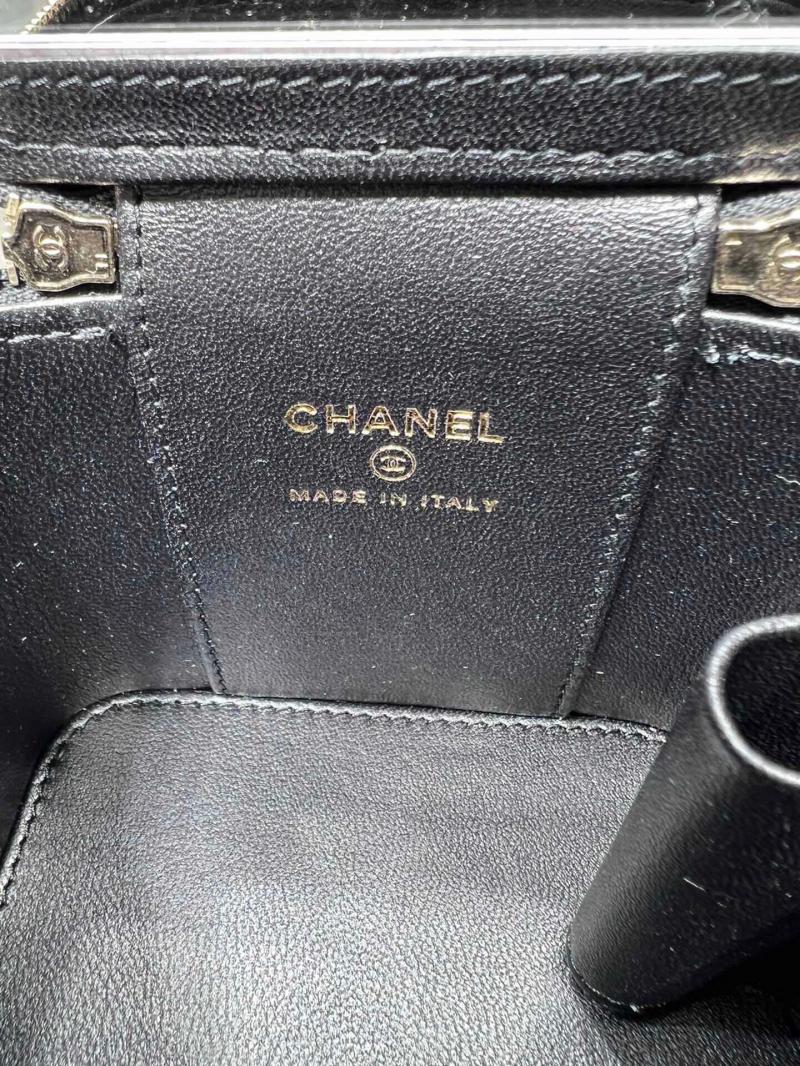 Chanel Mini Vanity With Chain AP2198 Black