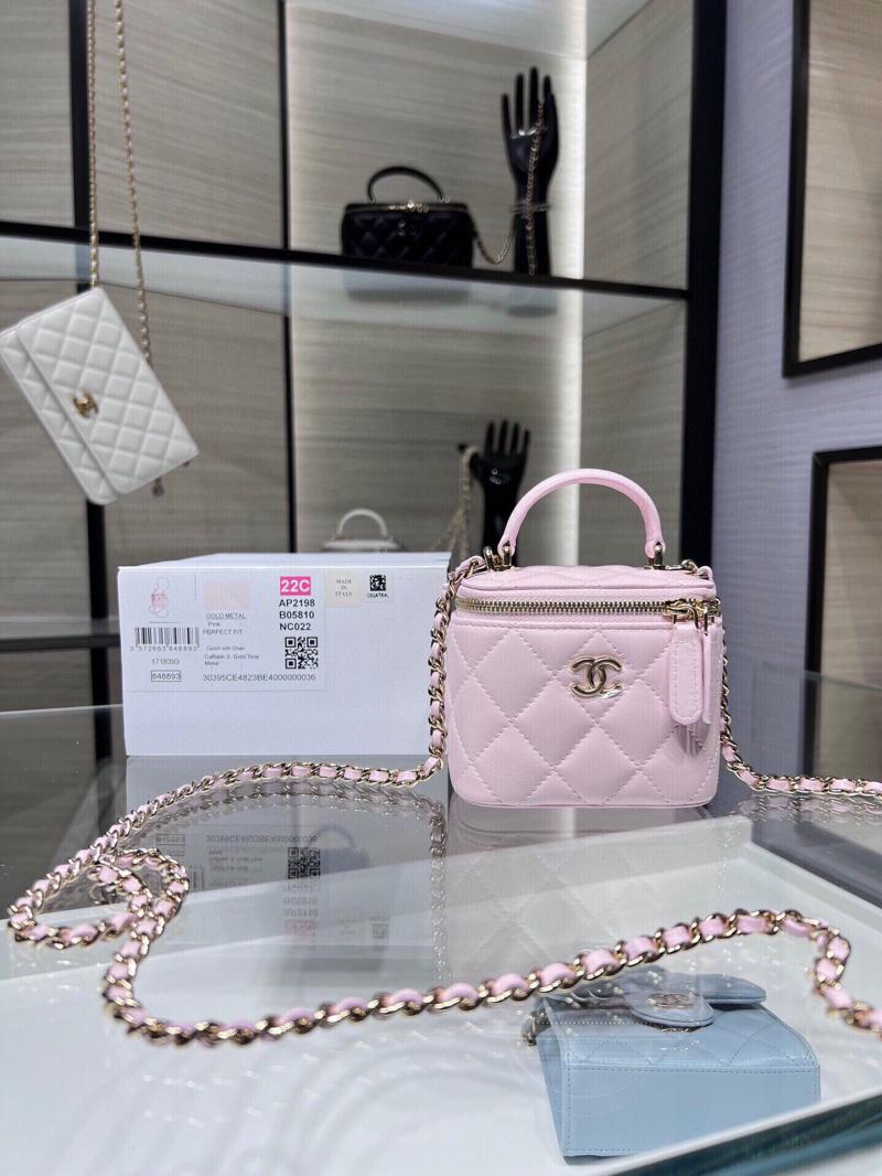 Chanel Mini Vanity With Chain AP2198 Pink