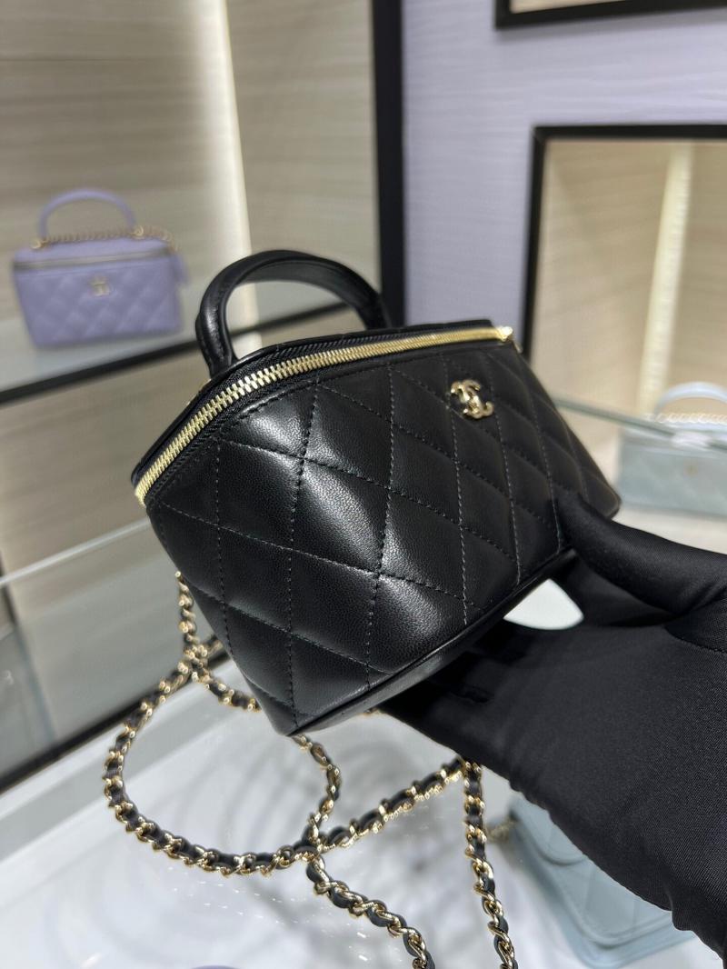 Chanel Vanity Case With Chain AP2199 Black