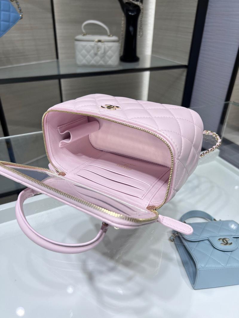 Chanel Vanity Case With Chain AP2199 Pink