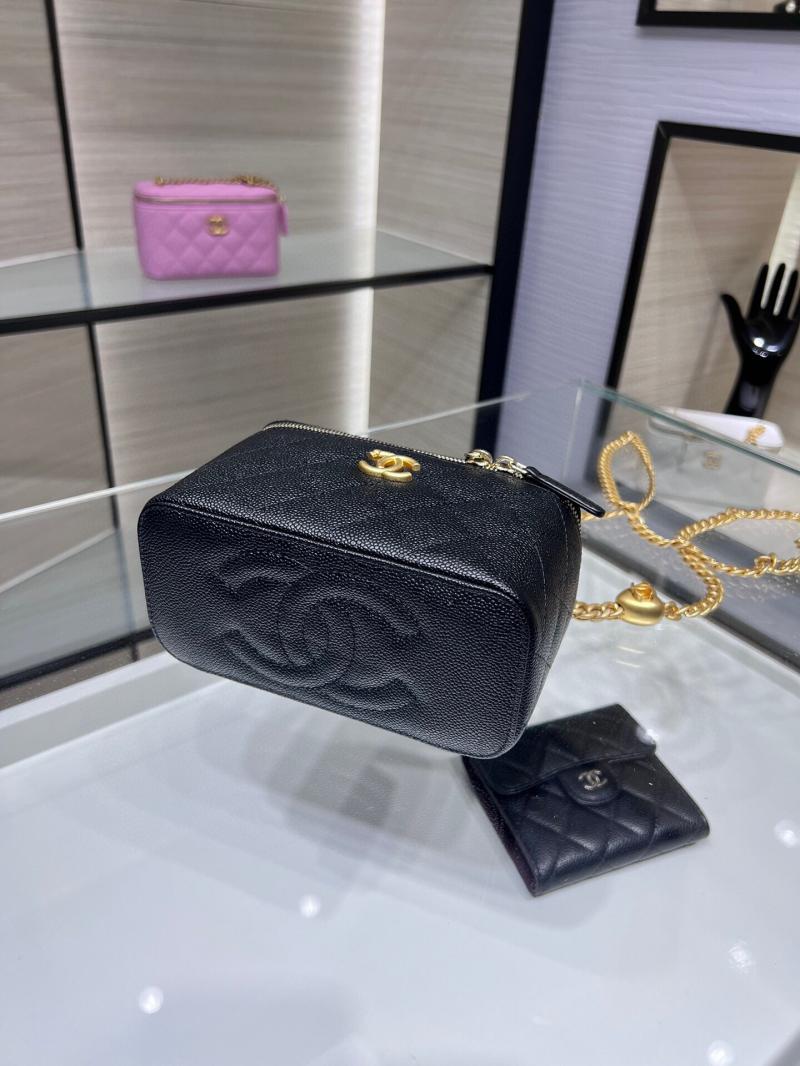 Chanel Vanity Case With Chain AP3204 Black