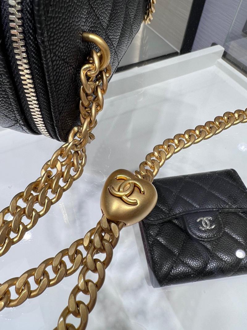 Chanel Vanity Case With Chain AP3204 Black