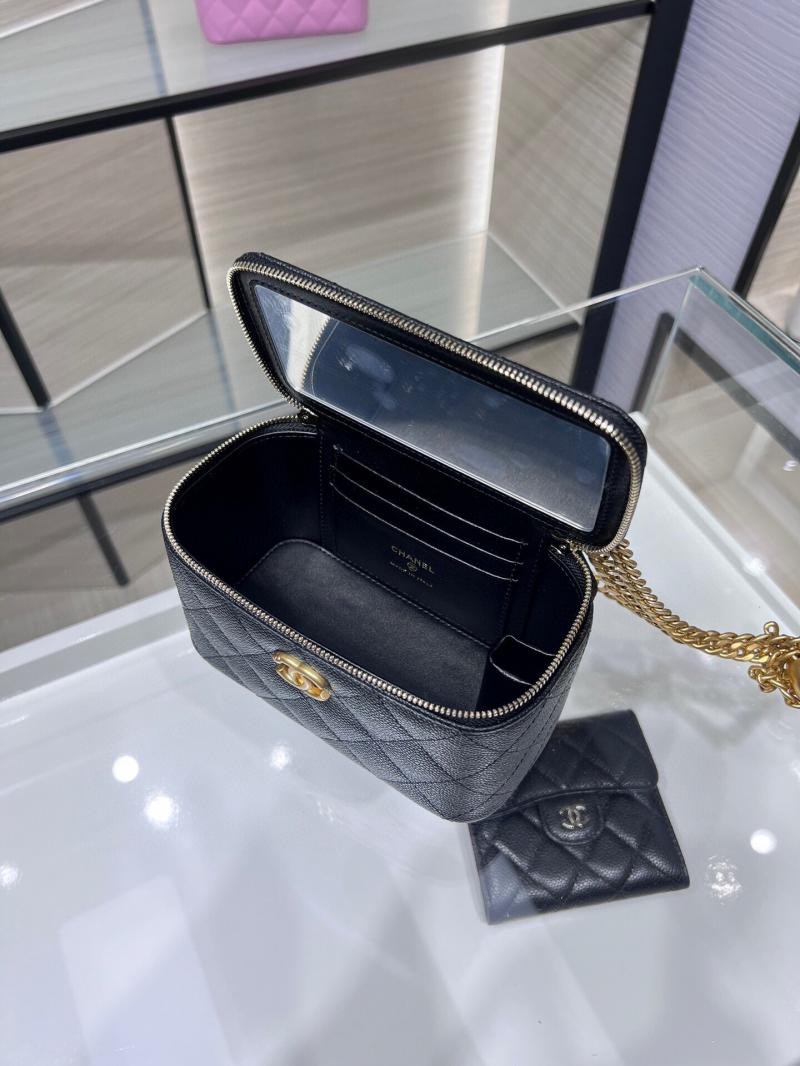 Chanel Vanity Case With Chain AP3204 Black