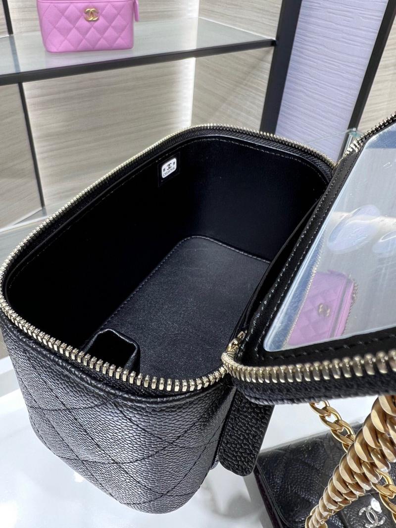 Chanel Vanity Case With Chain AP3204 Black