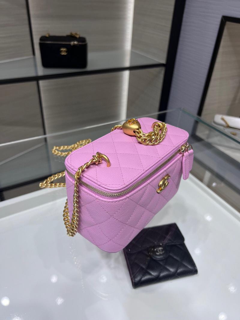 Chanel Vanity Case With Chain AP3204 Pink