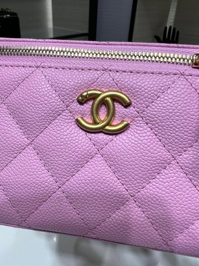 Chanel Vanity Case With Chain AP3204 Pink