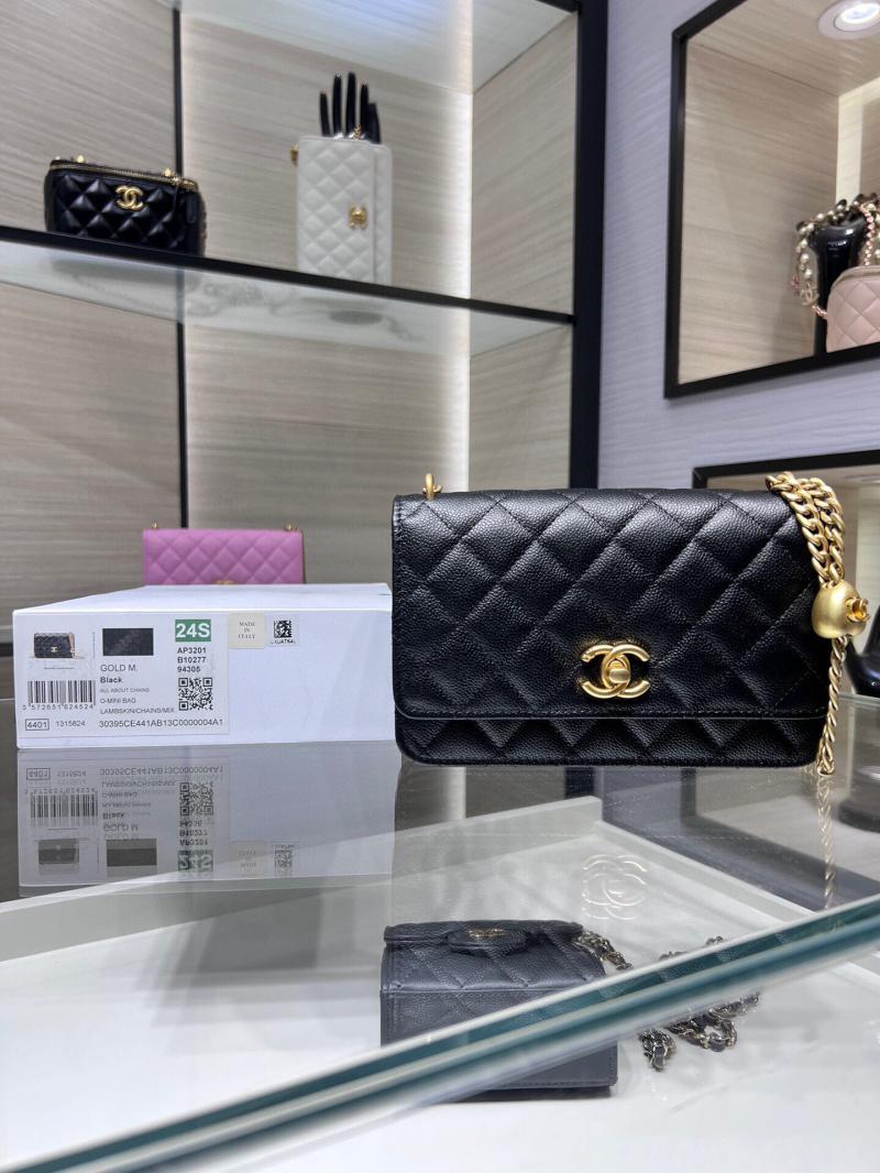 Chanel Woc Chain Wallet AP3201 Black