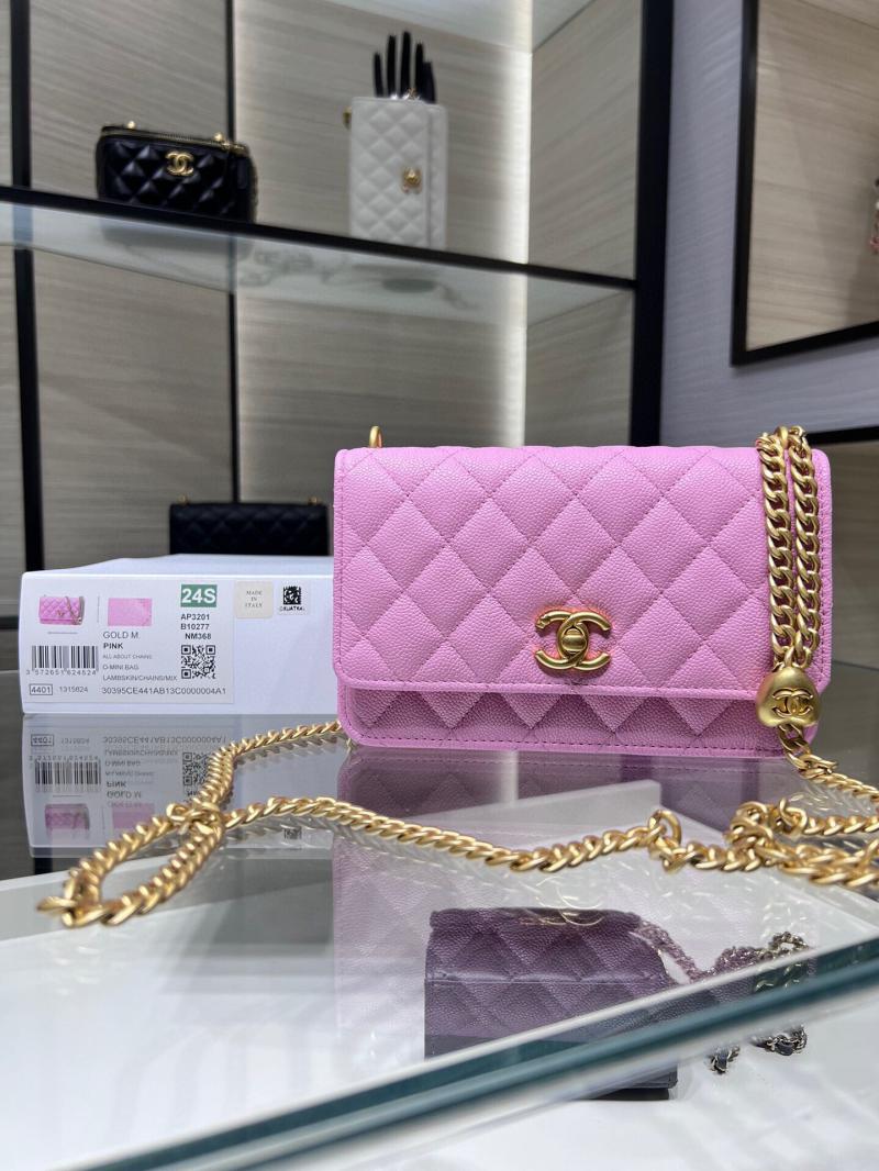 Chanel Woc Chain Wallet AP3201 Pink