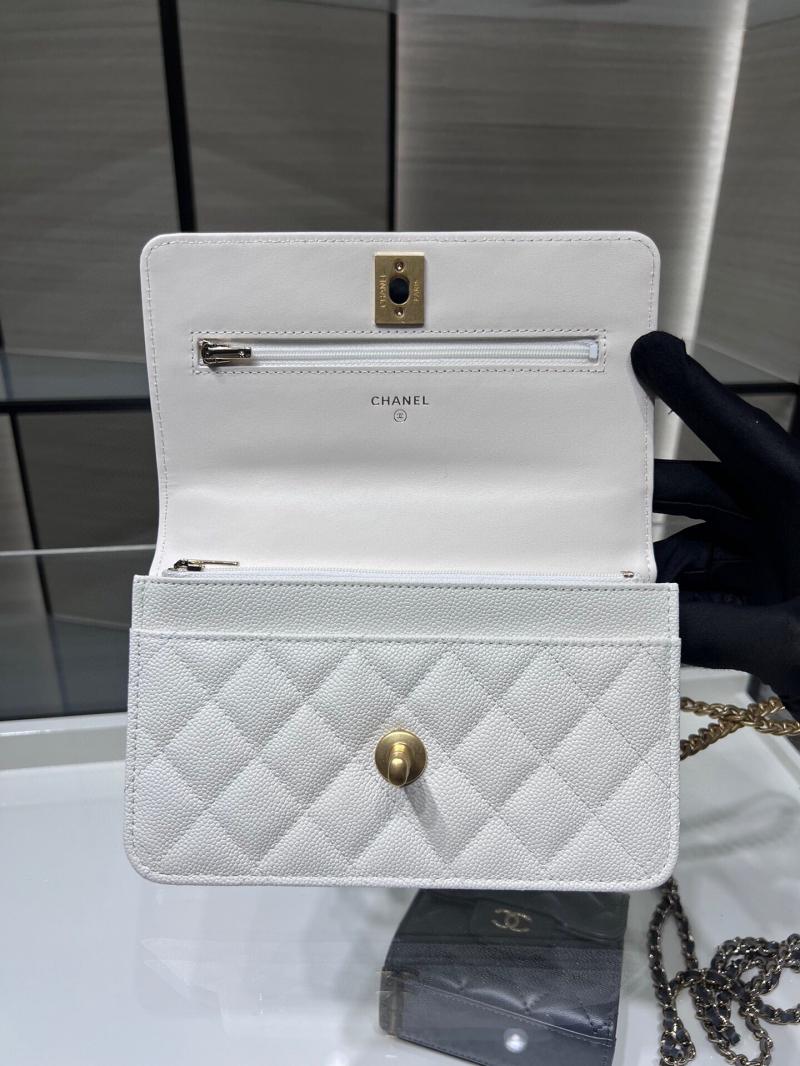 Chanel Woc Chain Wallet AP3201 White