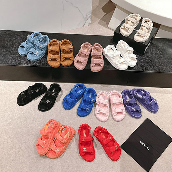 Chanel Wool Dad Sandals SCS90504