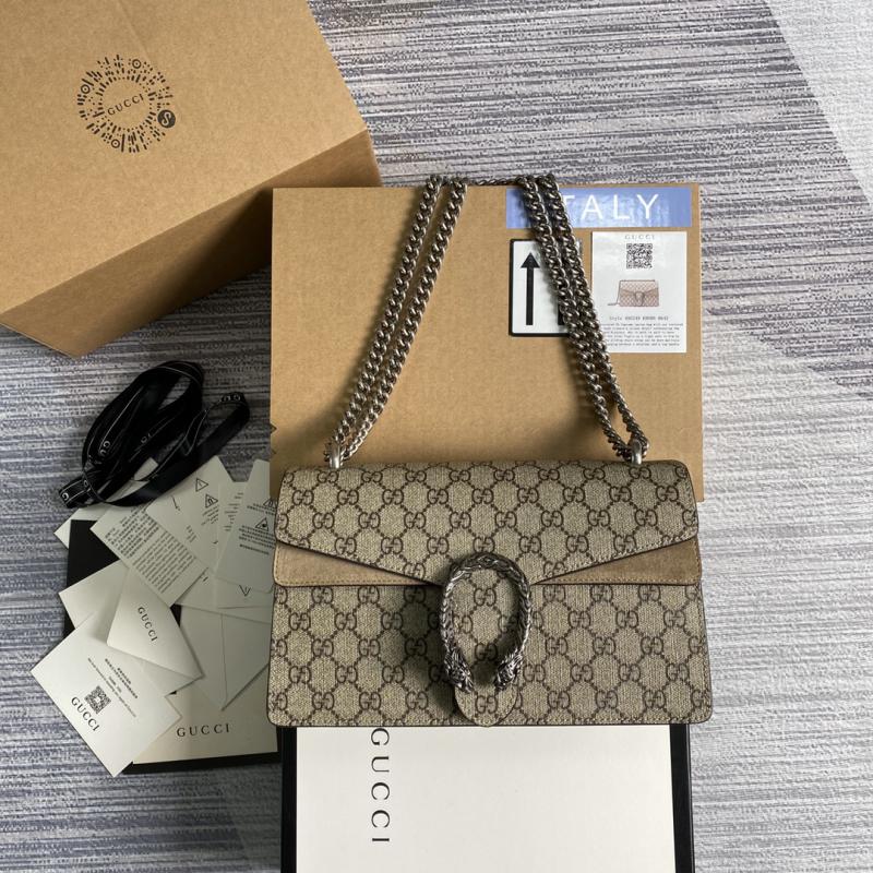 Gucci Dionysus Small Shoulder Bag 400249 Beige