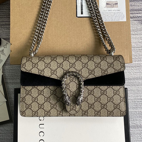 Gucci Dionysus Small Shoulder Bag 499623 Black