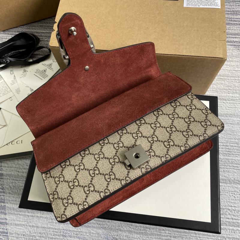 Gucci Dionysus Small Shoulder Bag 499623 with Red Flower