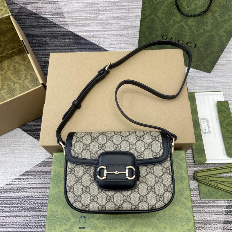 Gucci Horsebit 1955 Mini Shoulder Bag 815205 Black