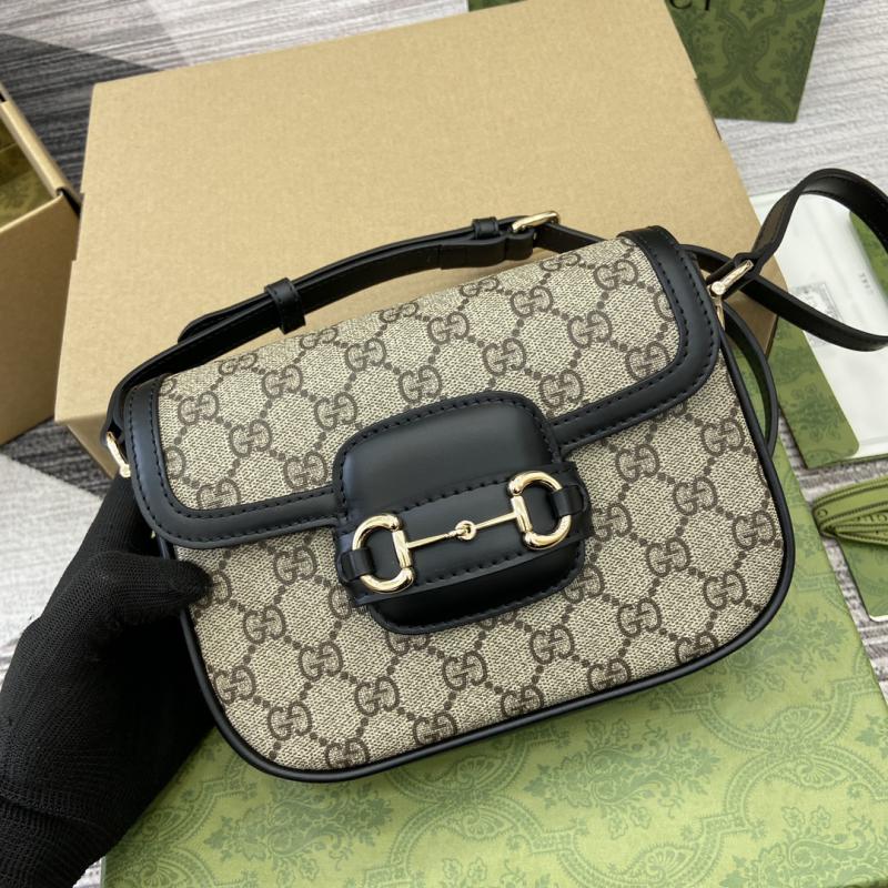 Gucci Horsebit 1955 Mini Shoulder Bag 815205 Black