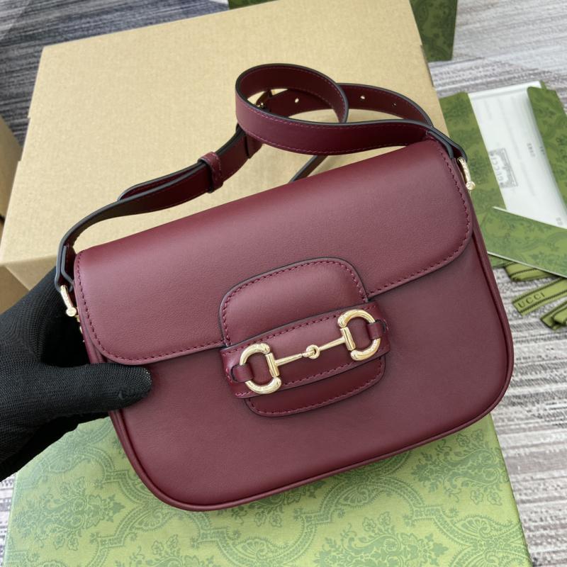 Gucci Horsebit 1955 Mini Shoulder Bag 815205 Burgundy