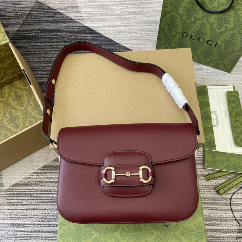 Gucci Horsebit 1955 Small Shoulder Bag 815178 Burgundy